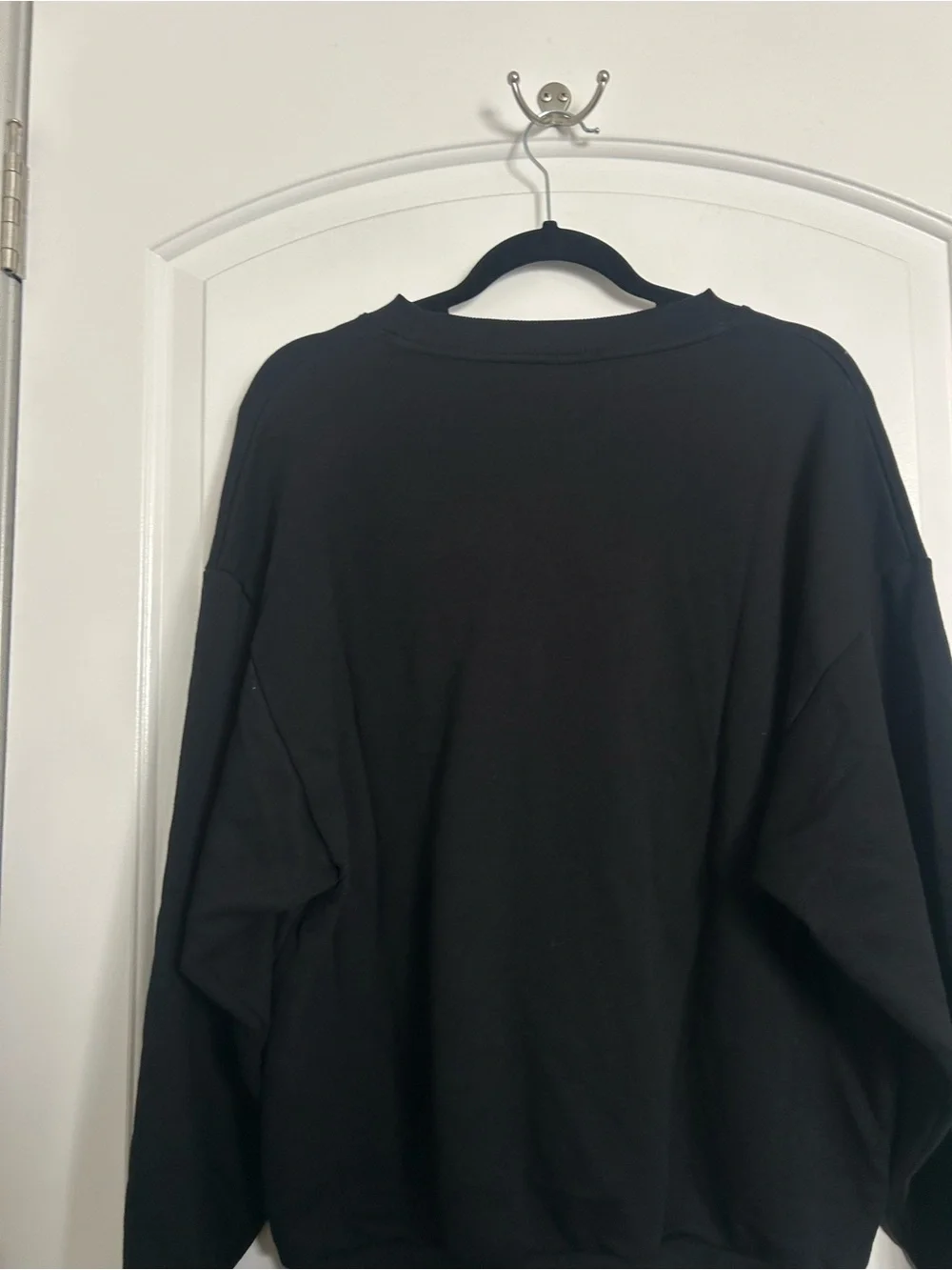 ALO Yoga Accolade Crew Neck Pullover in black size M chic lounge athleisure